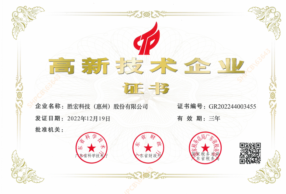 喜报！我司顺利通过“高新技术企业”认定